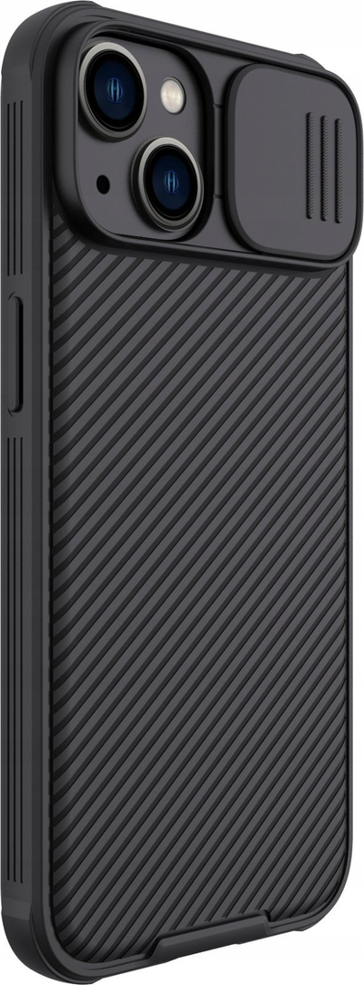 Futrollë Nillkin CamShield Pro për iPhone 14, mbrojtëse, me kapak për kamerën, e zezë