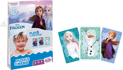Loja me letra banjoje Cartamundi Shuffle Aqua Game Disney Frozen, për fëmijë, shumëngjyrëshe