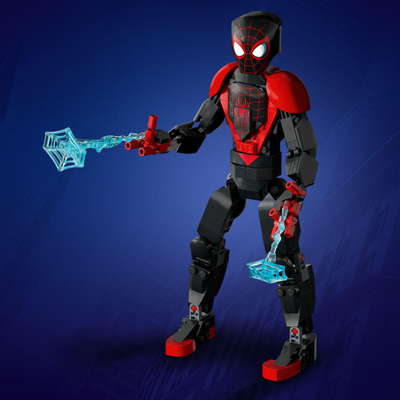 Set Lego Marvel Miles Morales 76225, 238 pjesë, 23cm, i zi e kuq
