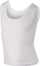 Bluzë pa mëngë për goca Brubeck Comfort Cotton, madhësia 140/146 cm, e bardhë