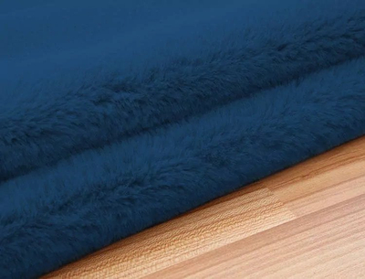 Tapet rrumbullak Strado Round Rug Rabbit, 160x160, Royal Navy blu