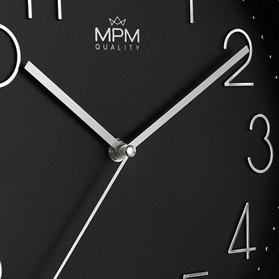 Orë muri MPM Quality B E04.4154.90, e zezë