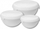 Set enësh kuzhine Practic, 3 copë, 1.5L 3L 6L, i bardhë