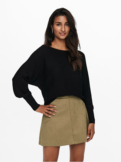 Triko ONLY ONLADALINE 15226298 Black