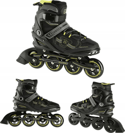 Patina inline Nils Extreme NA9157, rrota 84mm, ABEC 9, numër 43, e zezë