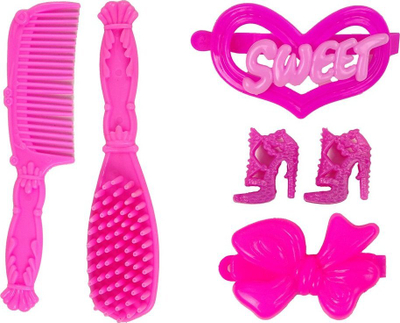 Kukull me kal LEAN Toys Princess, set lodrash, mbi 3 vjeç, shumëngjyrëshe