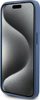 Kapak telefoni Guess 4G Collection Metal Logo MagSafe për iPhone 14 Pro, lëkurë ekologjike, blu