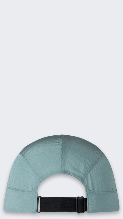 Kapelë sportive Buff Speed Cap Solid Mist, material i lehtë, elemente reflektuese, gri