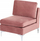 Modul divani EVJA Velvet, 1 vend, metal, rozë