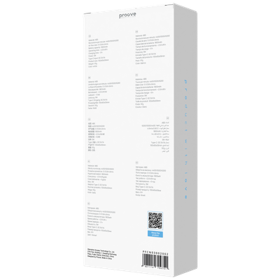 Ventilator portativ Proove Carlson, 1800mAh, 3W, i bardhë