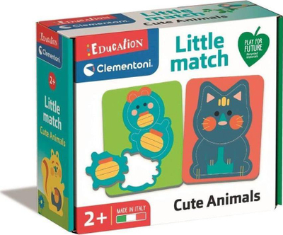 Loja puzzle Clementoni Matching Game Sweet Animals 16717, 6 puzzle, për kalamaj 24m+
