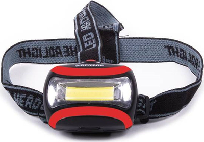 Dritë koke Dunlop Tourist, LED COB 60lm, 3 moda, e kuqe