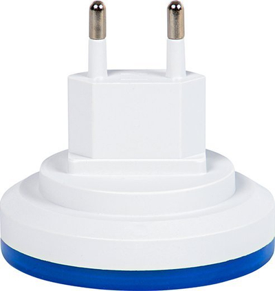 Dritë nate BLOW LED, me sensor muzgut, 0.5W, blu e bardhë