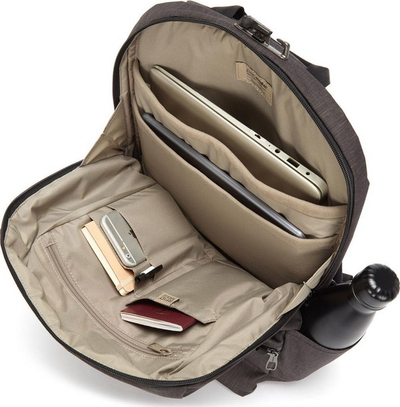 Çantë shpine Pacsafe + MetrosafeX 20L, e zezë