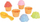 Lodra plazhi Adriatic Muffin Molds, kallëpe rere, plastik e fort, me shumngjyra