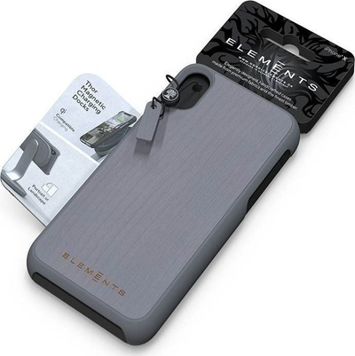 Futrollë telefoni Nordic Elements Original Gefion për iPhone Xs Max, dru panje, gri e mesme