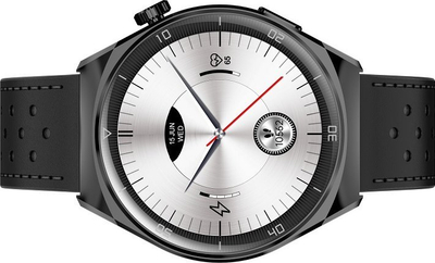 Smartwatch Garett për burra, ndjekje aktiviteti, me rrip të zi