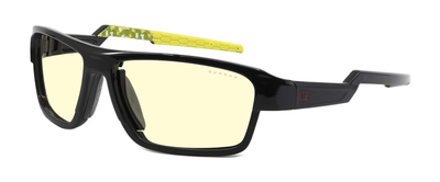 Гејминг очила Gunnar Optiks Lightning Bolt 360 ESL, леќи килибар и сончеви, рамка оникс, црни