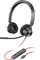 Kufje Poly Blackwire 3320, Stereo, USB-C, MS Teams, të zeza