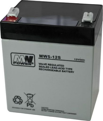 Bateri xhel MN POWER, 12 V, 5 Ah