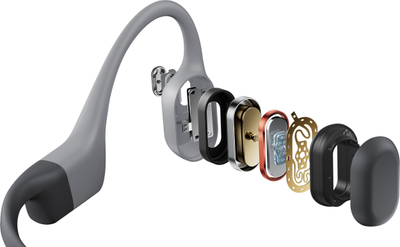 Kufje Shokz OpenSwim Pro, 32GB, IP68, gri
