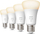 Set llamba inteligjente Philips Hue E27, 9W, dritë e bardhë, 4 copë