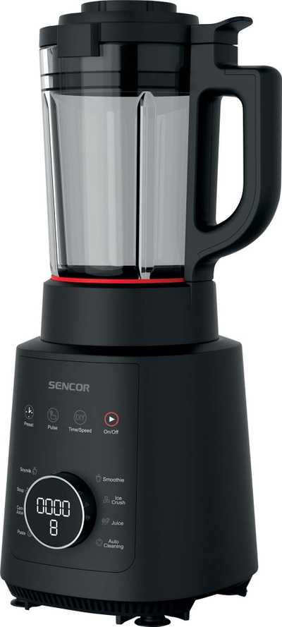 Blender për supa Sencor SBU 0510BK, enë qelqi 1.5L, panel me prekje, i zi