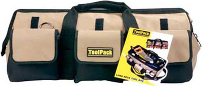 Çantë veglash Toolpack Classic XL 360.022, prej poliestëri 600D, me rrip krahu, bezhë me të zezë