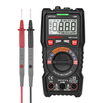 Multimetër dixhital Habotest HT113C, 6000 numërime, NCV, i zi