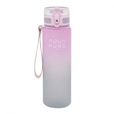 Шише за вода ASTRA Aqua Pure, 600ml, без BPA, розово сиво