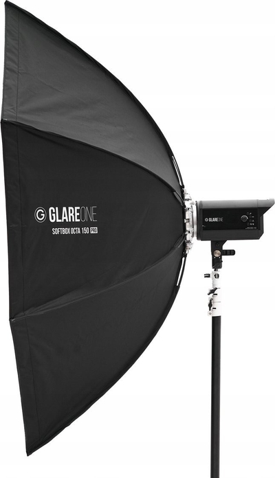 Софтбокс октагонален GlareOne Softbox Octa 150 PRO, 150 cm, Easy Fold II, црн