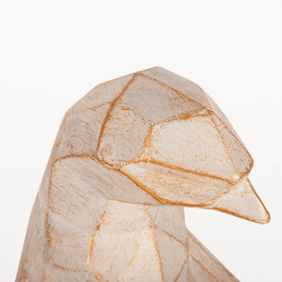 Dekor dyshemeje Penguin 45x45x100Hcm (HM7916), bardhë/ ari