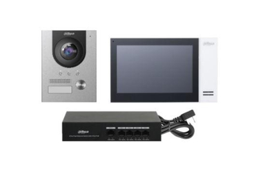 Video portier inteligjent Dahua DHI-KTP01L(S), ekran 7", IP65, i bardhë