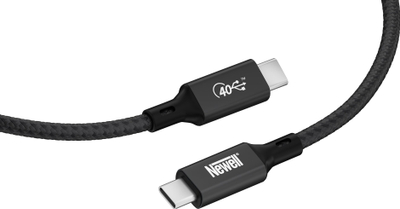 Kabllo Newell USB-C në USB-C 4.0, 1m, 100W, ngjyrë grafit