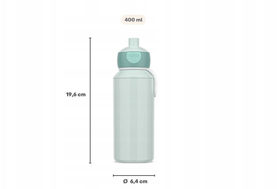 Shishe uji Cool Mint Pop Up, 400ml, mente e gjelbër