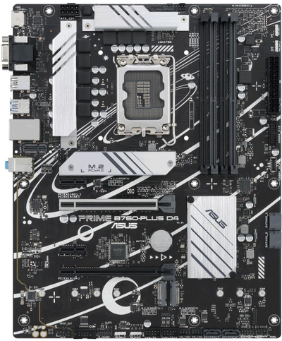 Motherboard ASUS PRIME B760 PLUS D4, Intel B760, LGA 1700, ATX