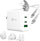 Karikues udhëtimi J5create 65W GaN, 3 porta USB C USB A, me kabllo USB C, i bardhë