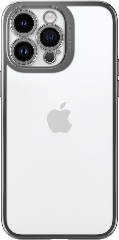 Mbulesë telefoni Spigen Optik Crystal, për iPhone 14 Pro Max, transparente, gri krom