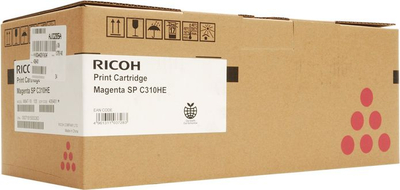 Тонер Рикох SPC310HE 406481, магента, висок капацитет 6000 страници