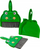 Set fshese me lopatë LeanToys Frog, për tavolinë, plastik, jeshil
