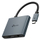 Adapter USB C TP-Link UH3020C, 3 në 1, 4K 60Hz, PD 100W, gri