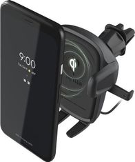 Mbajtëse telefoni për veturë iOttie Easy One Touch Wireless 2, montim në CD dhe grilë ajri, karikim wireless Qi, e zezë