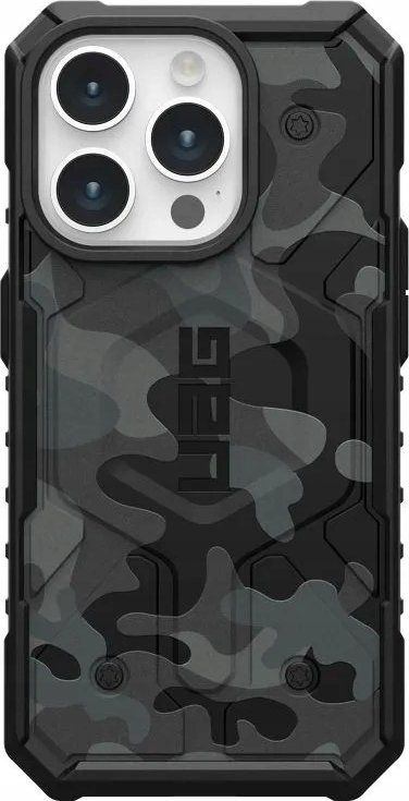 Mbrojtëse telefoni UAG Pathfinder SE MagSafe për iPhone 15 Pro, geo camo, e gjelbër