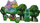 Set ndërtimi Brick Trick Fairy Garden, kështjellë me tulla, për kalamaj