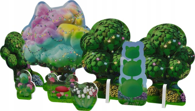 Set ndërtimi Brick Trick Fairy Garden, kështjellë me tulla, për kalamaj