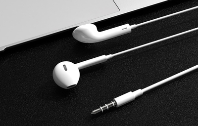 Жичани слушалки Foneng T34 In Ear, 3.5 мм приклучок, со микрофон, бели