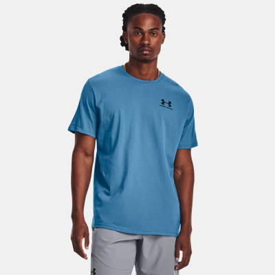 Bluzë sportive Under Armour Sportstyle LC, pambuk, e zezë