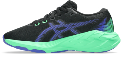 Atlete për fëmijë ASICS Novablast 5 GS, vrapimi, të zeza vjollcë jeshile