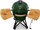 Grill keramik me qymyr Kamado Bono Zalgiris Green, 55cm, i gjelbër