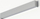 Llambë muri LED Nowodvorski Straight 7565, 11W, 62 cm, argjendi
